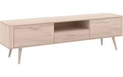 Goossens tv dressoir bjarte wit eiken - 8203357-02