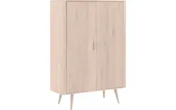 Goossens opbergkast bjarte wit eiken - 8203362-01