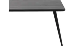 Goossens eettafel bjarte zwart eiken - 8203410-01