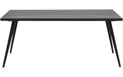 Goossens eettafel bjarte zwart eiken - 8203413-01