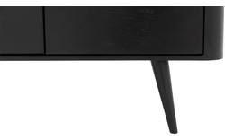 Goossens tv meubel bjarte zwart eiken - 8203423-01