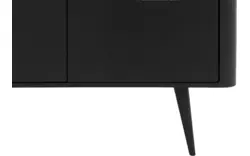 Goossens opbergkast bjarte zwart eiken - 8203430-A-01