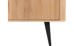 Goossens opbergkast bjarte wit eiken - 8203451-01
