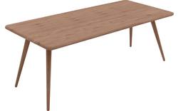 Goossens eettafel bjarte donker bruin eiken - 8203464-03