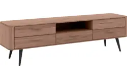 Goossens tv meubel bjarte donker bruin eiken - 8203474-01