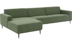 Goossens excellent loungebank prato groen stof - 8203535-gespiegeld-01