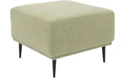 Goossens excellent voetenbank prato groen stof - 8203548-02