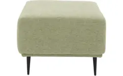 Goossens excellent voetenbank prato groen stof - 8203548-02