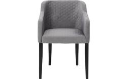 Goossens eetkamerstoel peda grijs stof - 8203559-02