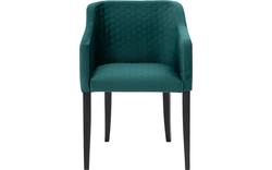 Goossens eetkamerstoel peda groen stof - 8203564-02