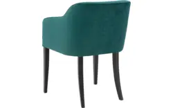Goossens eetkamerstoel peda groen stof - 8203564-02