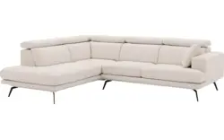 Goossens hoeksalon viggo wit stof - 8203579-01