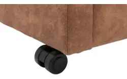 Goossens eetkamerstoel leen bruin microvezel - 8203896-01
