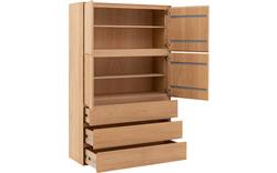 Goossens excellent opbergkast vic blank eiken - 8204325-01