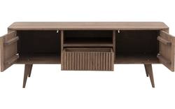 Goossens tv meubel seppe donker bruin eiken - 8204641-01