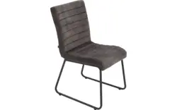 Goossens eetkamerstoel dax grijs stof - 8204655-02
