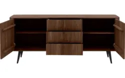 Goossens dressoir seppe donker bruin eiken - 8204750-01