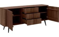 Goossens dressoir seppe donker bruin eiken - 8204750-01