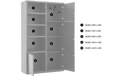 Goossens opbergkast barcelona zwart eiken - 8181418-05
