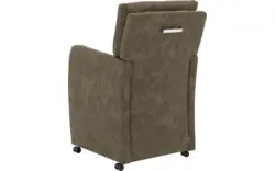 Goossens eetkamerstoel leen groen microvezel - 8205430-02