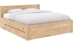 Goossens bedframe bibi onbewerkt eiken - 8205739-01-A