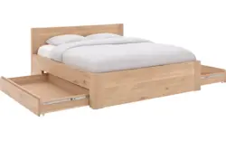 Goossens bedframe bibi onbewerkt eiken - 8205739-03