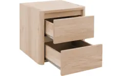 Goossens nachtkastje bibi wit eiken - 8205748-02-A