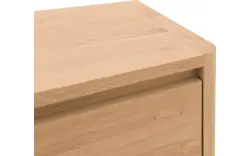 Goossens nachtkastje bibi blank eiken - 8205750-02-A