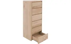 Goossens excellent ladekast bibi wit eiken - 8205756-03-A