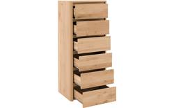 Goossens excellent ladekast bibi blank eiken - 8205758-03-A