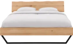 Goossens bedframe slade blank eiken - 8210078-01