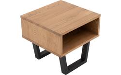 Goossens nachtkastje slade blank eiken - 8210102-01