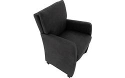 Goossens eetkamerstoel leen grijs microvezel - 8210225-02