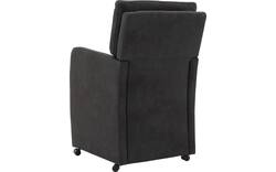 Goossens eetkamerstoel leen grijs microvezel - 8210225-04