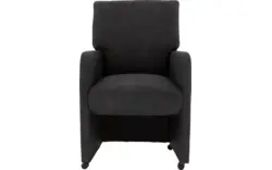 Goossens eetkamerstoel leen grijs microvezel - 8210231-02