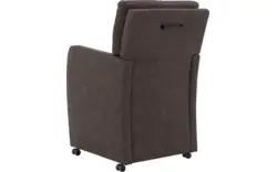 Goossens eetkamerstoel leen grijs microvezel - 8210235-02