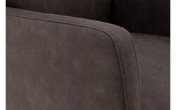 Goossens eetkamerstoel leen grijs microvezel - 8210235-02