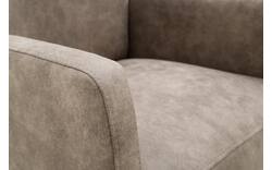 Goossens eetkamerstoel leen bruin microvezel - 8210238-02