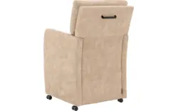Goossens eetkamerstoel leen beige microvezel - 8210240-02