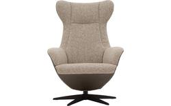 Goossens excellent relaxstoel avec grijs leer - 8210273-02