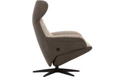 Goossens excellent relaxstoel avec grijs leer - 8210273-02