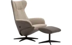 Goossens excellent relaxstoel avec grijs leer - 8210273-02