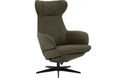 Goossens excellent relaxstoel avec groen leer - 8210284-02