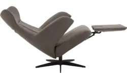 Goossens excellent relaxstoel avec grijs leer - 8210285-02