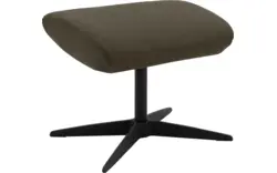 Goossens voetenbank avec groen leer - 8210336-01