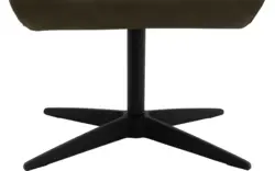 Goossens voetenbank avec groen leer - 8210336-01