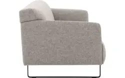 Goossens excellent zitbank montreal grijs stof - 8210384-02