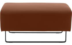 Goossens voetenbank montreal bruin leer - 8210391-02
