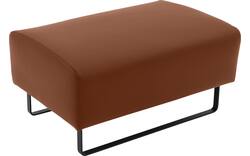 Goossens voetenbank montreal bruin leer - 8210391-02