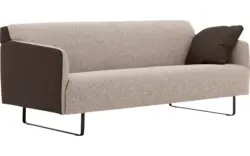 Goossens excellent zitbank montreal bruin leer - 8210400-02